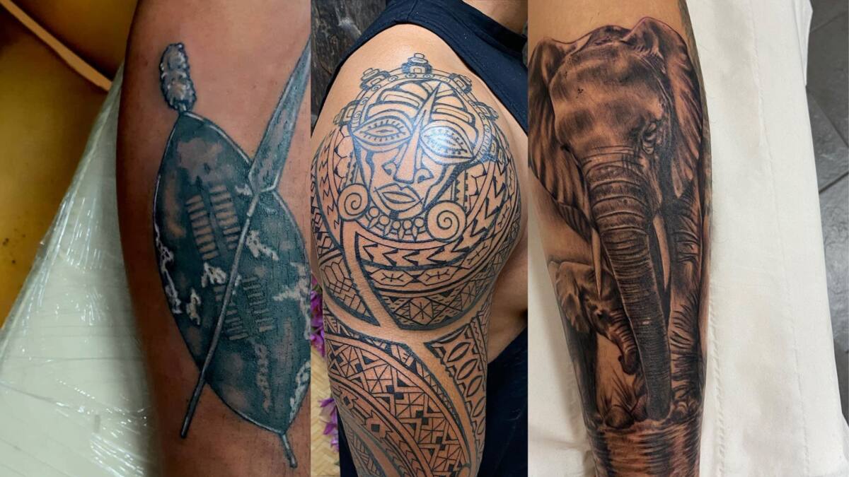 Large Full Sleeve Black Temporary Tattoo Realistic Tribal Spiritual Totem  Leg Tattoo Click for More Details Crafting Supply - Etsy Sweden